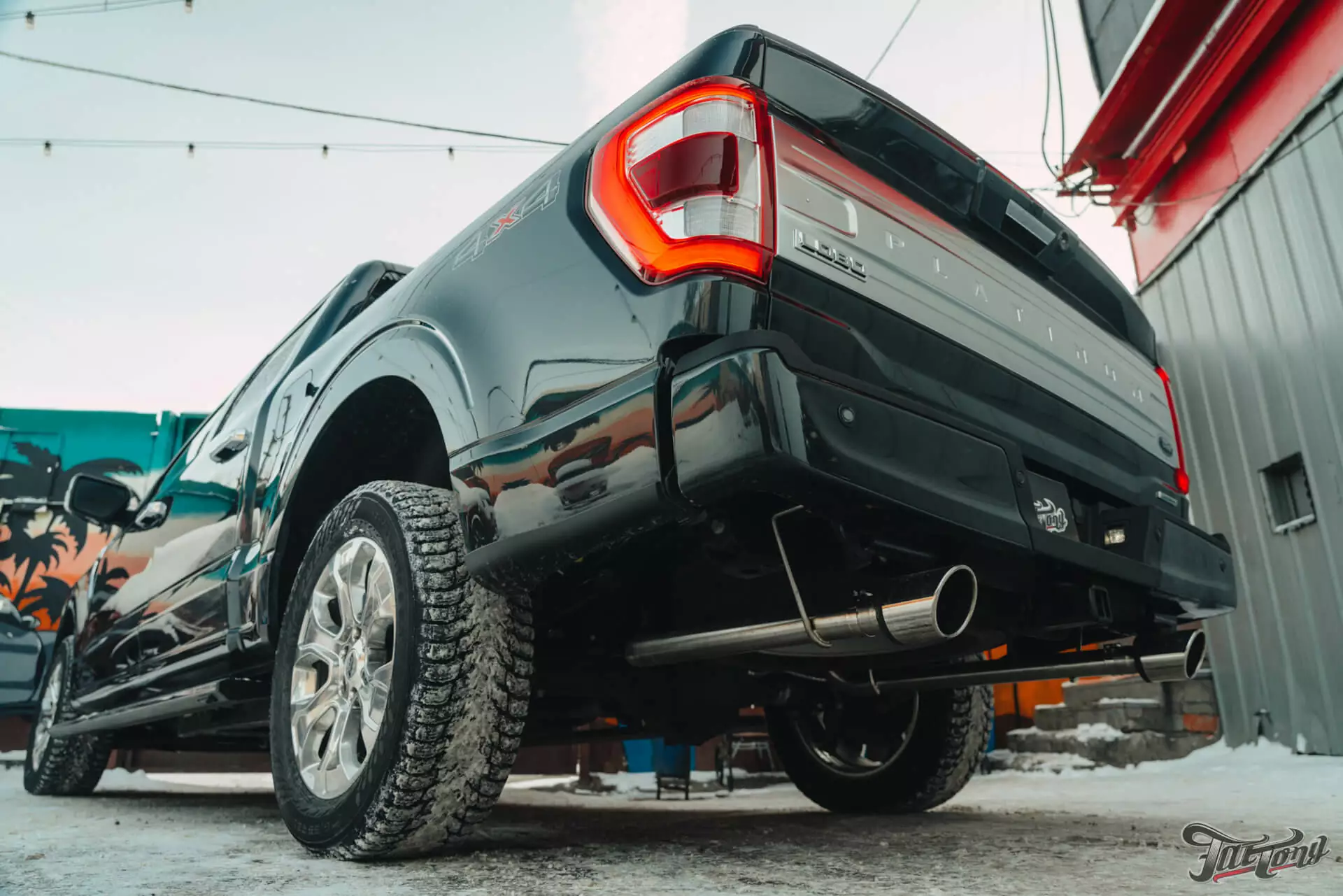 Ford F150. Установка выхлопной системы